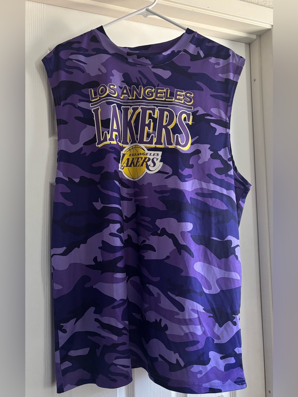 Los Angeles Lakers Purple Camo Jersey - XL